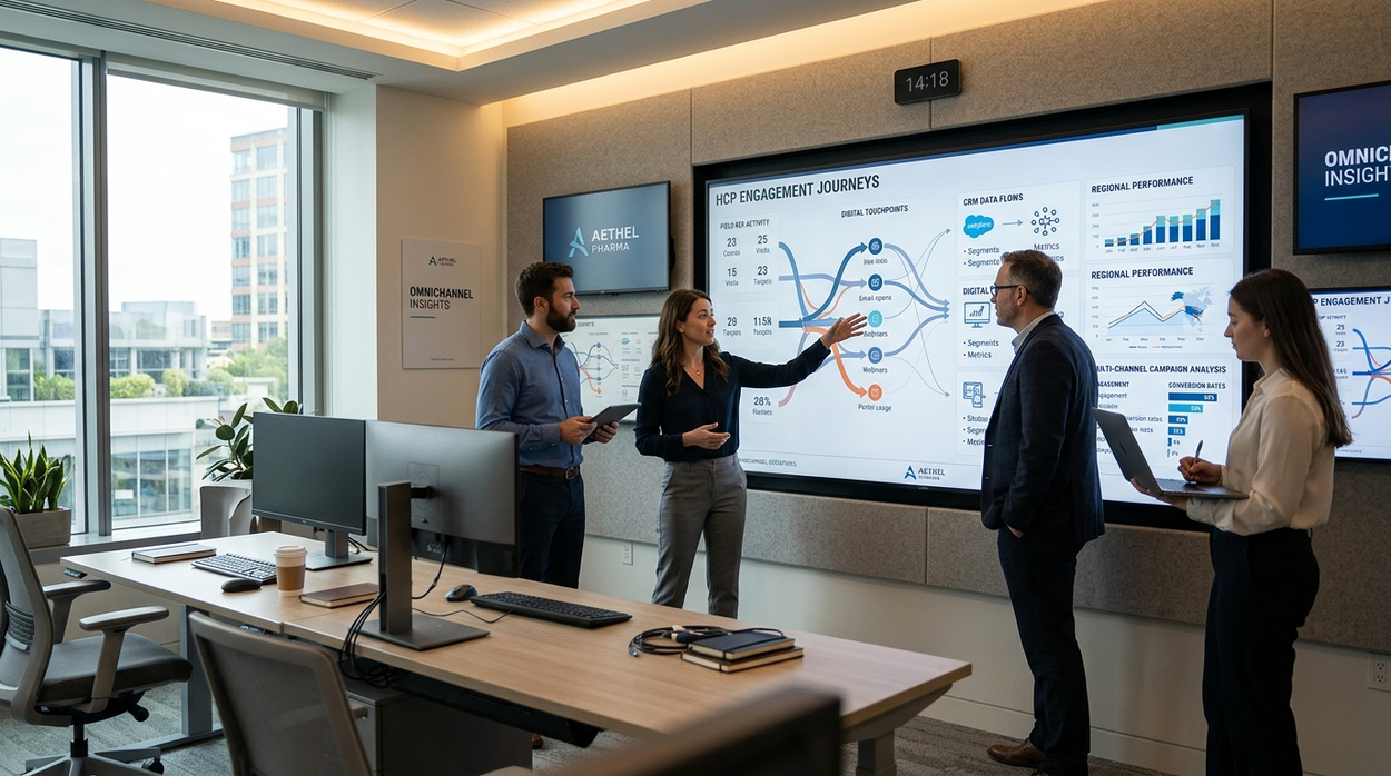 Omnichannel strategies in pharmaceutical commercial operations